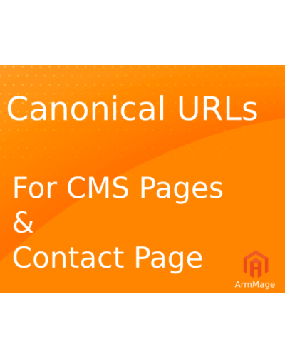 Canonical urls  for  CMS  pages